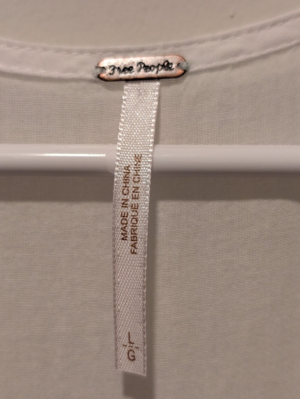 Free People White Button-Down V-Neck Euro Summer Coastal Tunic Top - Picture 4 of 7
